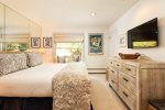 Primary bedroom offers King